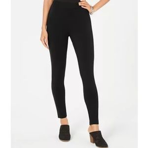 Style & Co Mid-Rise Legging Short Length Black PP